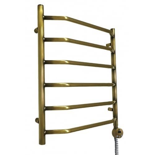 Купить Полотенцесушитель Domoterm Лаура бронза П6 электрический, правое подключение 500х800 мм по низкой цене