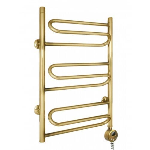 Купить Полотенцесушитель Domoterm Офелия бронза П9 электрический, правое подключение 500х700 мм по низкой цене