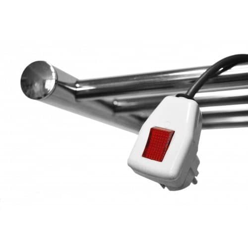 Купить Полотенцесушитель Domoterm Полка DMT-T4 электрический, правое подключение 380х530 мм по низкой цене