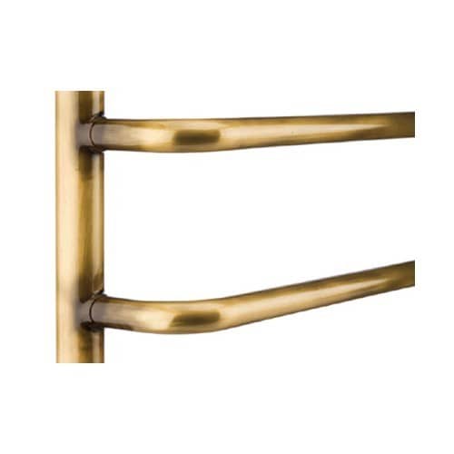 Купить Полотенцесушитель Domoterm Стефано бронза П5 электрический, правое подключение 400х500 мм по низкой цене