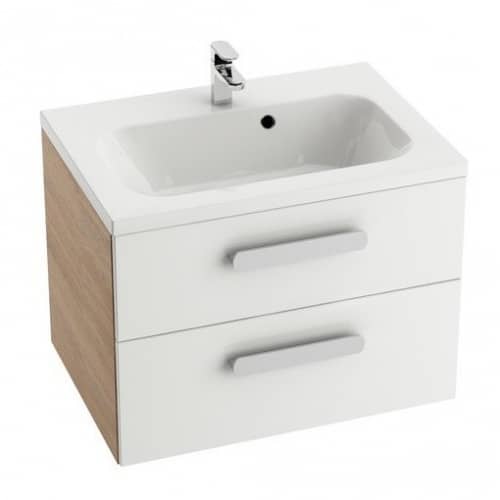 Купить Тумба Ravak Chrome II SD 700 X000000921 под раковину каппучино/белый глянец по низкой цене