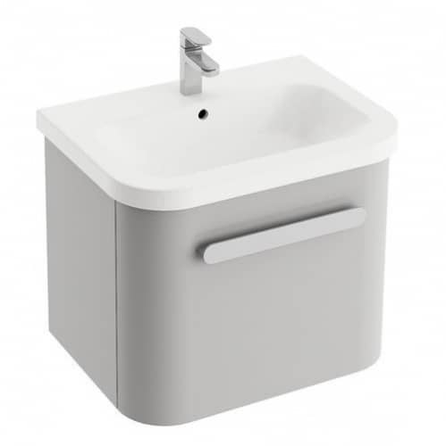 Купить Тумба Ravak Chrome SD 650 X000000638 под раковину матовая серая по низкой цене