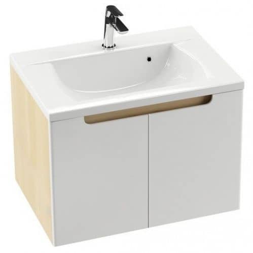 Купить Тумба Ravak SDD Classic 800 X000001094 под раковину береза/белый глянец по низкой цене