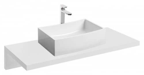 Купить Столешница Ravak под умывальник L 1200 1200x550x50 мм белая по низкой цене