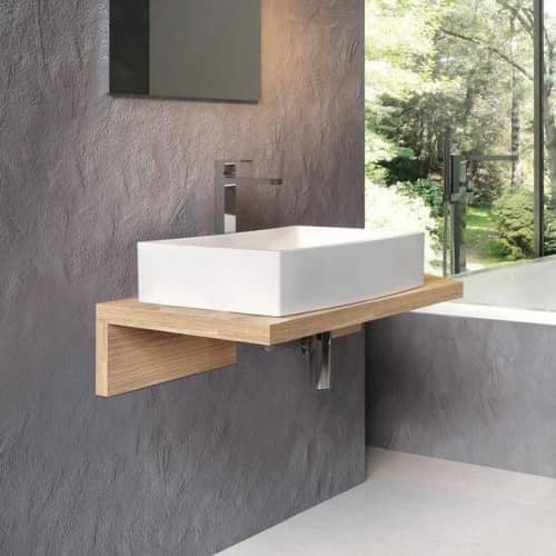 Купить Столешница Ravak под умывальник L 800 800x550x50 мм дуб по низкой цене