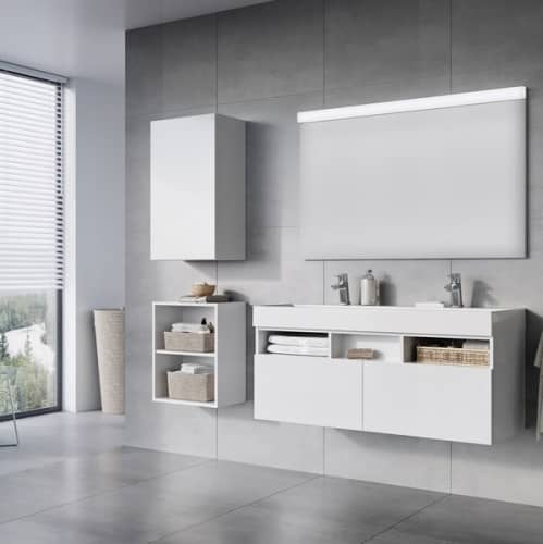 Купить Шкаф Ravak Natural SB 450 X000001055 белый глянец по низкой цене