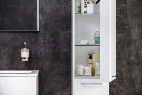 Купить Шкаф-пенал Ravak Ring SB 300 X000000771 L белый по низкой цене