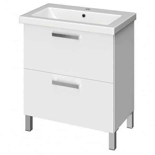 Купить Тумба Cersanit Melar 70 B-SU-MEL-CM70 под раковину белая по низкой цене