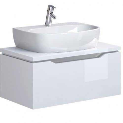 Купить Тумба Cersanit Street Fusion 80 B-SU-SFU80-CAS под раковину белая по низкой цене