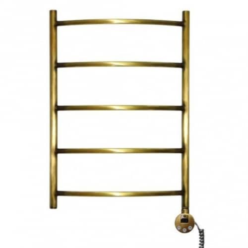 Купить Полотенцесушитель Domoterm Калипсо бронза П5 электрический, правое подключение 500х700 мм по низкой цене