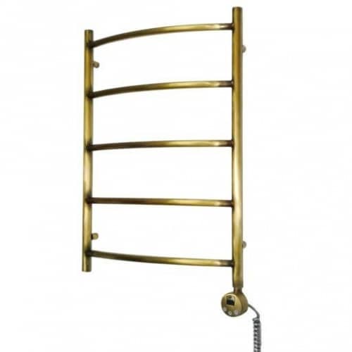 Купить Полотенцесушитель Domoterm Калипсо бронза П5 электрический, правое подключение 500х700 мм по низкой цене