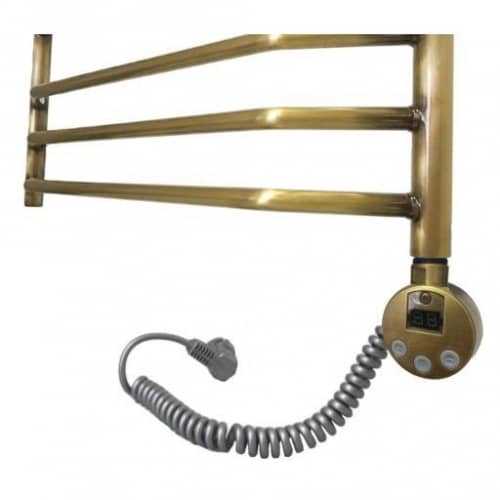 Купить Полотенцесушитель Domoterm Лаура бронза П10 электрический, правое подключение 500х800 мм по низкой цене
