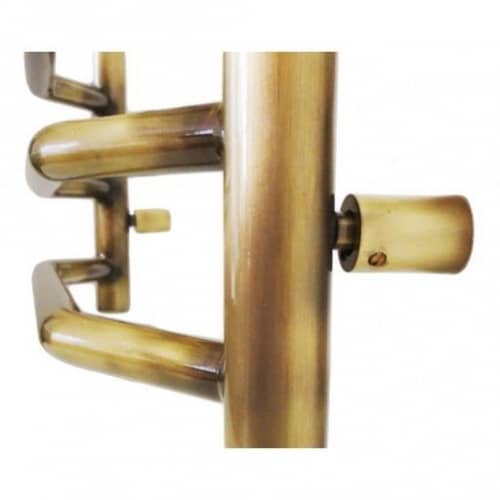 Купить Полотенцесушитель Domoterm Лаура бронза П10 электрический, правое подключение 500х800 мм по низкой цене