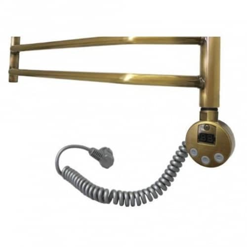 Купить Полотенцесушитель Domoterm Лаура бронза П12 электрический, правое подключение 500х985 мм по низкой цене