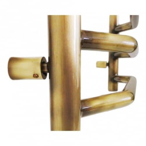 Купить Полотенцесушитель Domoterm Лаура бронза П12 электрический, правое подключение 500х985 мм по низкой цене