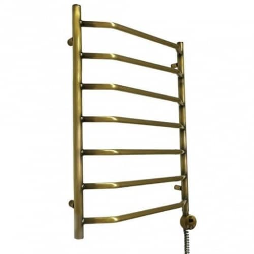 Купить Полотенцесушитель Domoterm Лаура бронза П7 электрический, правое подключение 500х700 мм по низкой цене