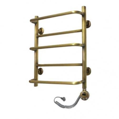 Купить Полотенцесушитель Domoterm Орфей бронза П5 электрический, правое подключение 500х700 мм по низкой цене