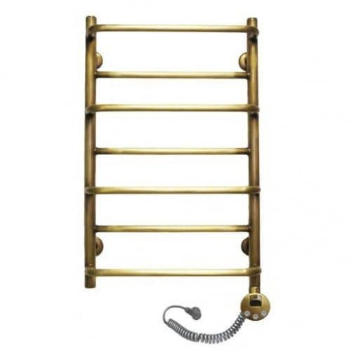 Купить Полотенцесушитель Domoterm Орфей бронза П7 электрический, правое подключение 500х700 мм по низкой цене