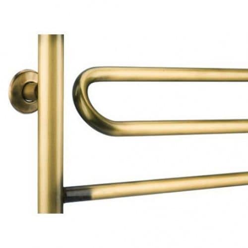 Купить Полотенцесушитель Domoterm Офелия бронза П9 электрический, правое подключение 500х700 мм по низкой цене