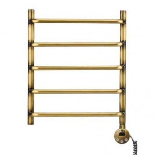 Купить Полотенцесушитель Domoterm Стефано бронза П5 электрический, правое подключение 400х500 мм по низкой цене