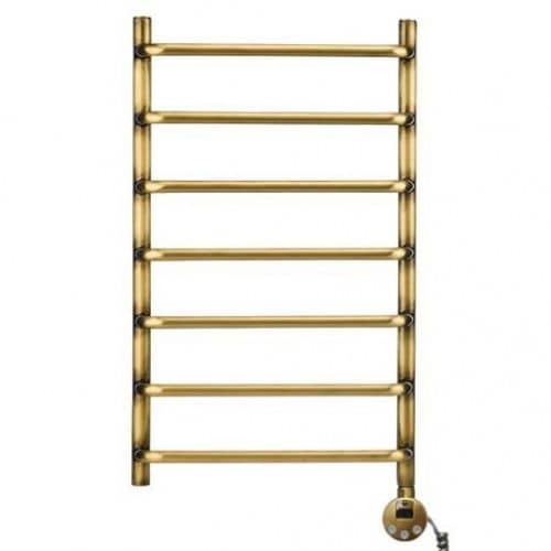 Купить Полотенцесушитель Domoterm Стефано бронза П7 электрический, правое подключение 400х700 мм по низкой цене