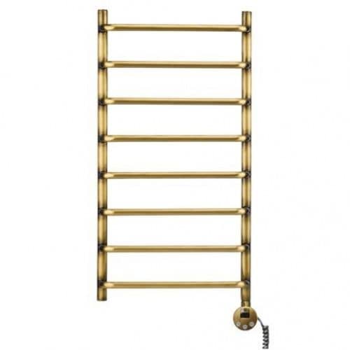 Купить Полотенцесушитель Domoterm Стефано бронза П8 электрический, правое подключение 400х800 мм по низкой цене