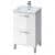 Купить Тумба Cersanit Melar 50 B-SU-MEL-CM50 под раковину белая по низкой цене