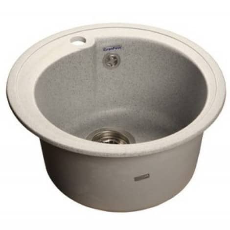 Купить Мойка GranFest Rondo GF-R450 кухонная композитная серая D443 мм по низкой цене