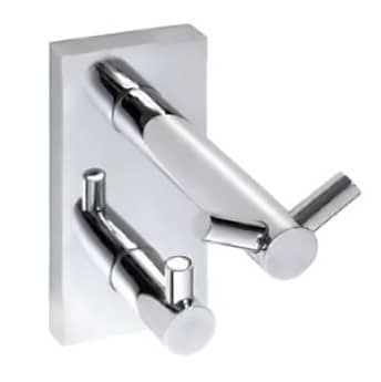 Купить Крючок Bemeta Beta для ванной 132405222 двойной хром по низкой цене