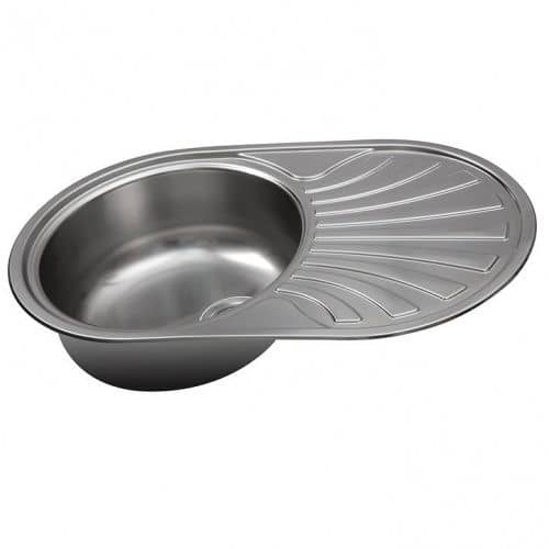 Купить Мойка Zigmund & Shtain Kreis OV 780.8 кухонная стальная Полированная по низкой цене