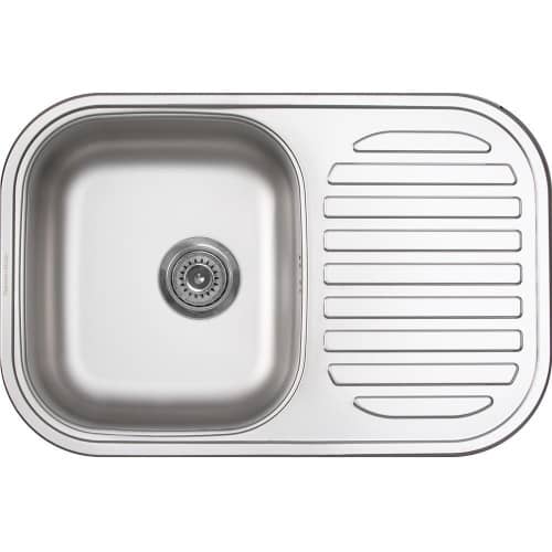 Купить Мойка Zigmund & Shtain Rechteck 730.8 кухонная стальная Лён по низкой цене