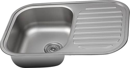 Купить Мойка Zigmund & Shtain Rechteck 730.8 кухонная стальная Лён по низкой цене
