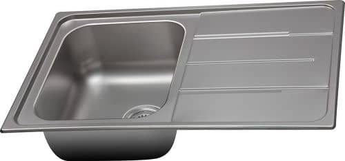 Купить Мойка Zigmund & Shtain Rechteck 790.8 кухонная стальная Лен по низкой цене