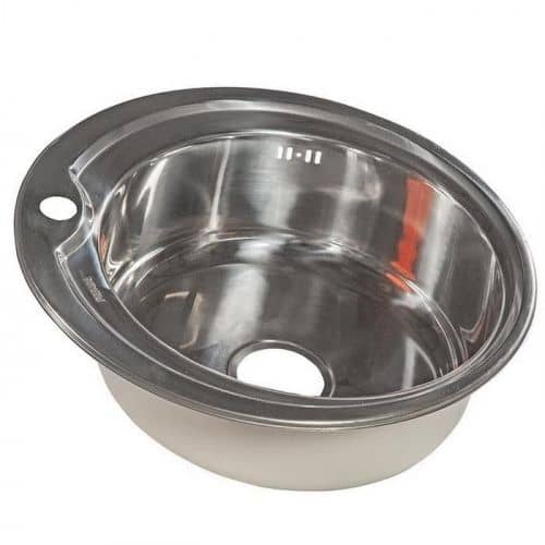 Купить Мойка Premial 5151 кухонная стальная полированная 0,6 мм по низкой цене