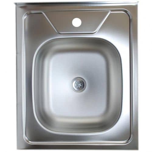 Купить Мойка Кромрус EC-208 кухонная стальная выпуск 1,5 дюйма по низкой цене