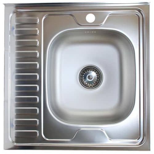 Купить Мойка Кромрус EC-209 кухонная левая стальная выпуск 3,5 дюйма по низкой цене