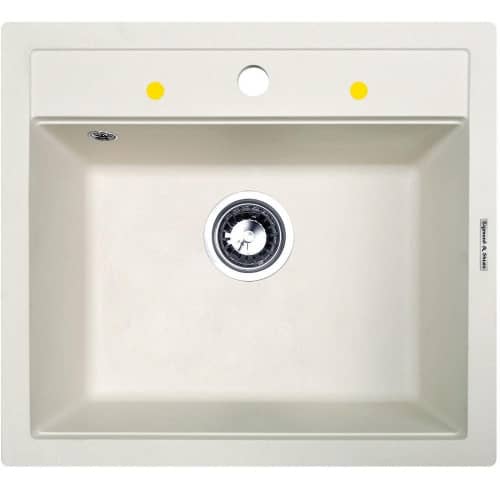 Купить Мойка Zigmund & Shtain Platz 560 кухонная гранитная Индийская ваниль по низкой цене