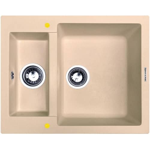 Купить Мойка Zigmund & Shtain Rechteck 600.2 кухонная гранитная Топленое молоко по низкой цене