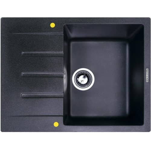 Купить Мойка Zigmund & Shtain Rechteck 645 кухонная гранитная Темная скала по низкой цене