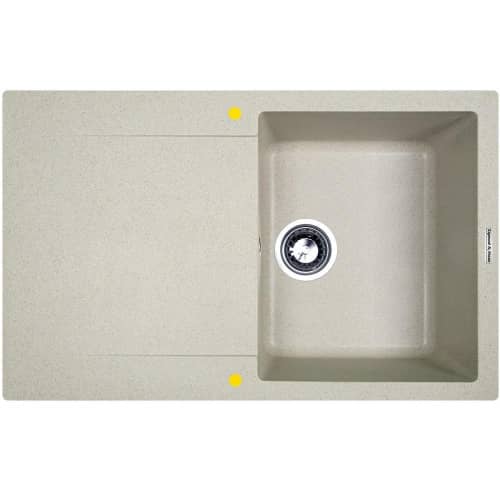 Купить Мойка Zigmund & Shtain Rechteck 775 кухонная гранитная Речной песок по низкой цене