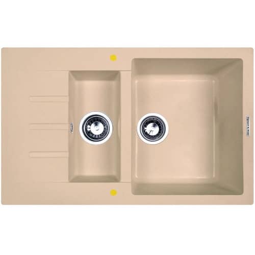 Купить Мойка Zigmund & Shtain Rechteck 775.2 кухонная гранитная Топленое молоко по низкой цене