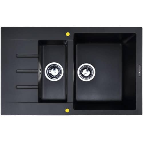 Купить Мойка Zigmund & Shtain Rechteck 775.2 кухонная гранитная Черный базальт по низкой цене