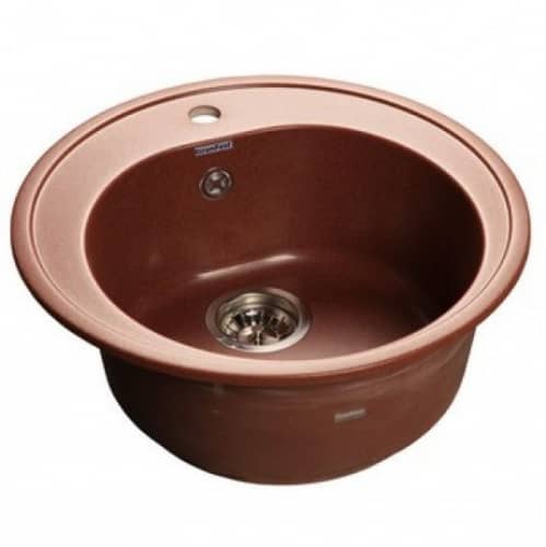Купить Мойка GranFest Rondo GF-R510 кухонная композитная Красный Марс D508 мм по низкой цене