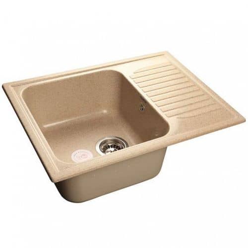 Купить Мойка GranFest Standart GF-S645L кухонная композитная песочная 641х496 мм по низкой цене