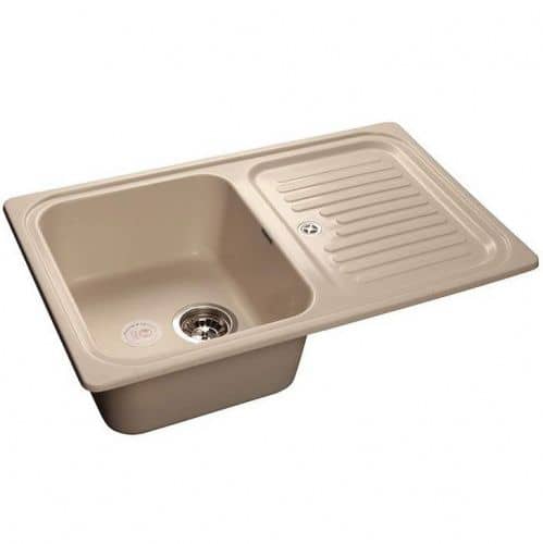 Купить Мойка GranFest Standart GF-S780L кухонная композитная белая 772х500 мм по низкой цене