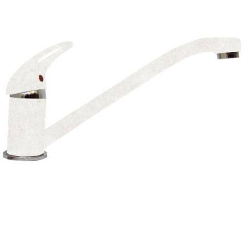 Купить Смеситель GranFest Eco 3321 для кухни белый по низкой цене