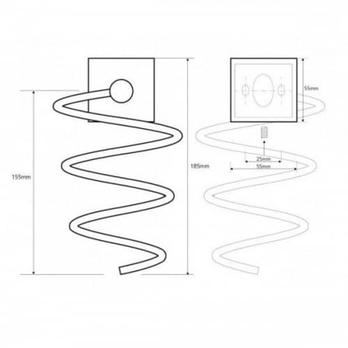 Купить Держатель фена Bemeta Beta 132117022 спиралевидный хром по низкой цене