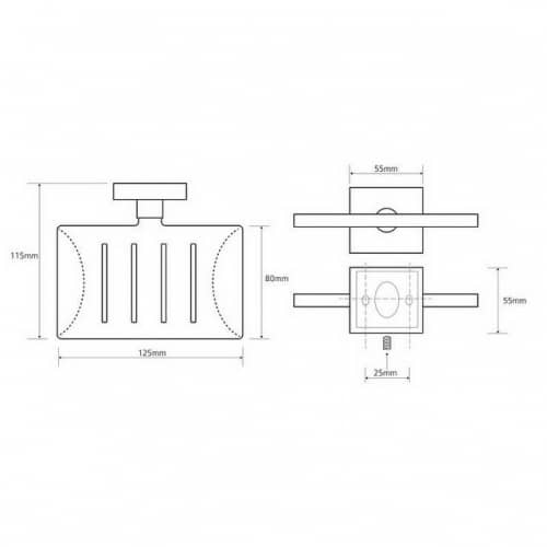 Купить Мыльница Bemeta Beta 132208082 хром по низкой цене