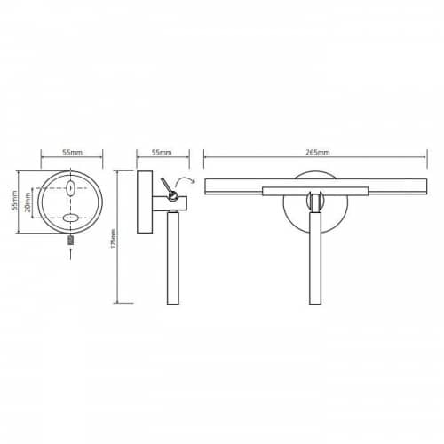 Купить Cкребок Bemeta Omega для душевой кабины 104237012 хром по низкой цене