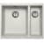 Купить Мойка Zigmund & Shtain Integra 500.2 кухонная гранитная Индийская ваниль по низкой цене
